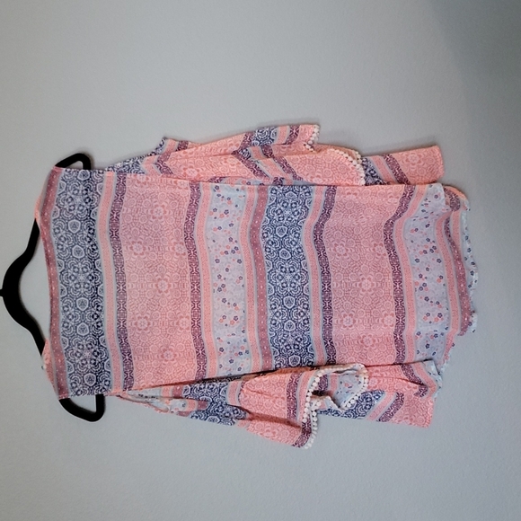 Style & Co plus floral cold shoulder sheer blouse 2X - Picture 7 of 8